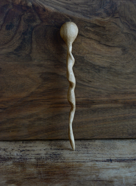 Drewniana łyżeczka rzeźbiona dąb Littlewood