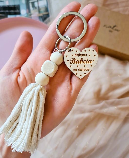 breloki Brelok z grawerem na Dzień Babci