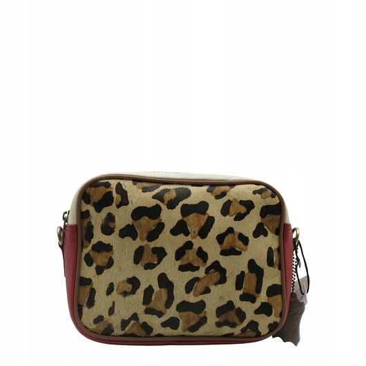 torby na ramię Skórzana torebka listonoszka damska skóra naturalna dwustronna eko OLIVKA