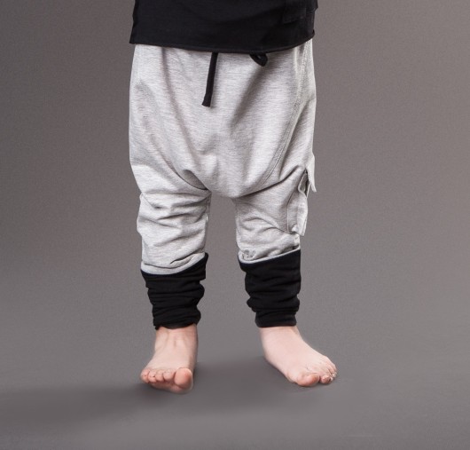 Alladin's Pants - melanżowe z czarnymi nogawkami Mon chou