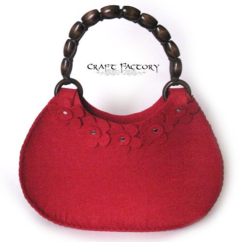 Handy Red Floral - torebka Craft Factory