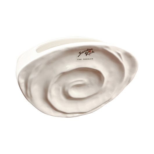wazony Porcelanowy wazon Muszla, Sandra Rich Niemcy lata 90.