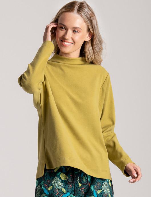 bluza bez kaptura damska Bluza Plumeria