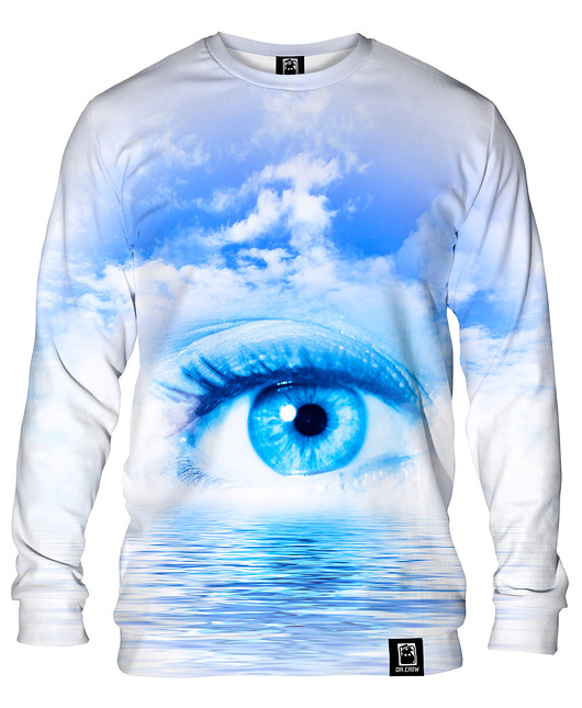 bluzy męskie Bluza Bez Kaptura Męska DR.CROW Eye in Heaven