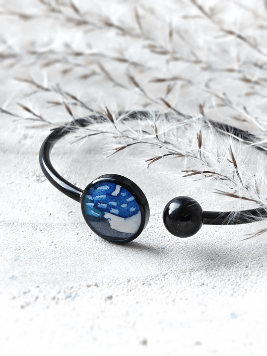 bransoletki z żywicy Bransoletka z kolekcji Sroczka