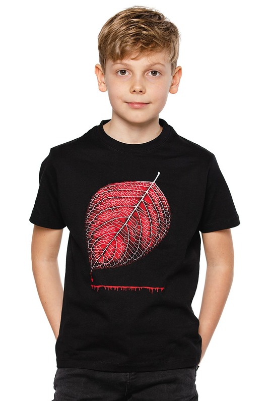 t-shirty dla chłopców T-shirt dziecięcy UNDERWORLD Liść