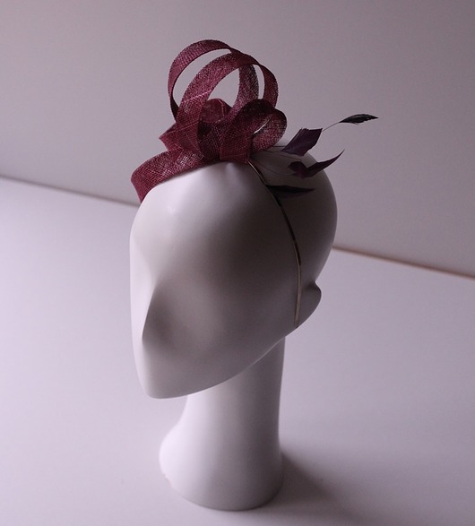 Borodowy fascynator- zamówienie indywidualne BOZKA Luxury Handmade
