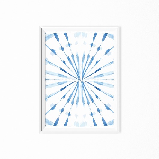 Plakat skandynawski indigo myscandi