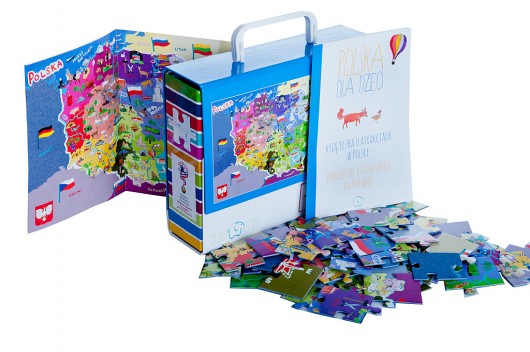 Puzzle Polska dla dzieci ZUZU TOYS