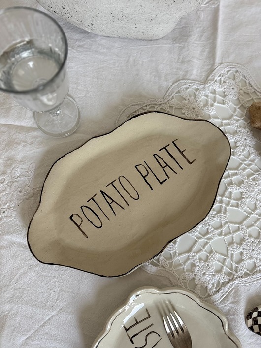 patery i talerze Patera Potato Plate