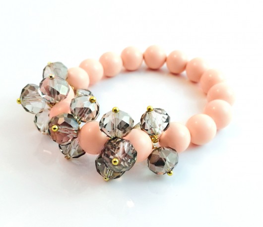  Bransoletka Crystal Rose labonita