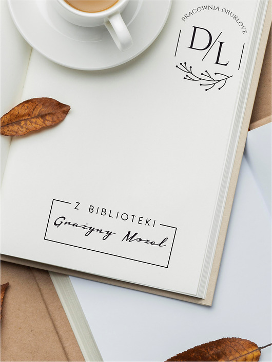 Stempel ex libris personalizowany Simple III DrukLove
