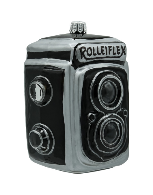 ozdoby choinkowe Bombka choinkowa: Aparat analogowy Rolleiflex