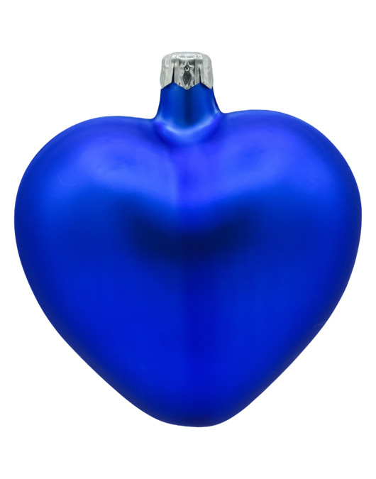 ozdoby choinkowe Bombka choinkowa: Serce matowe: kobaltowe