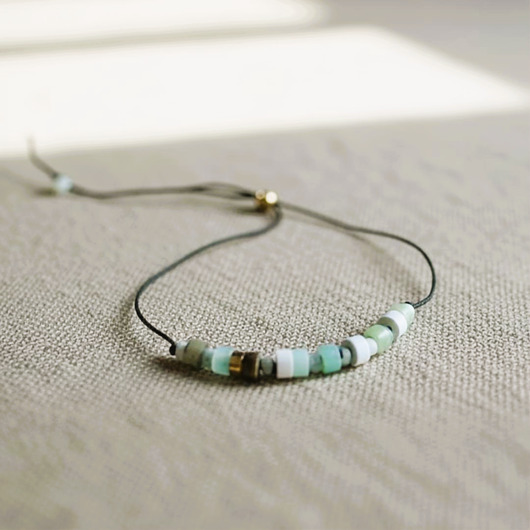 bransoletki z kamieni naturalnych Bransoletka z naturalnymi kamieniami Amazonit Magnezyt Kamień Księżycowy