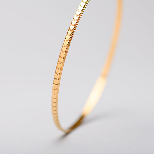 bransoletki złote Bransoletka pozłacana serca