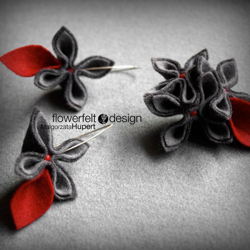Szare i szczypta chilli FlowerFelt Design