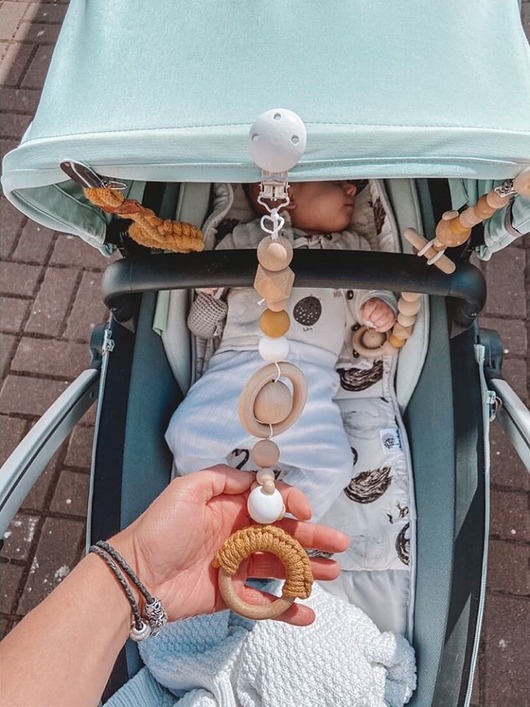 ZAWIESZKA DREWNIANA LIttle bear na klipsie Mymami