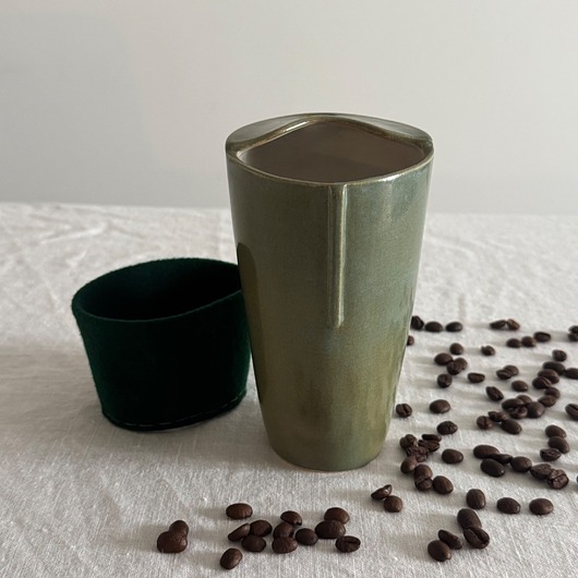 kubki Ceramiczny kubek do kawy na wynos  400ml