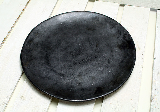 talerz ceramiczny   - czarny Studio Mini Forma