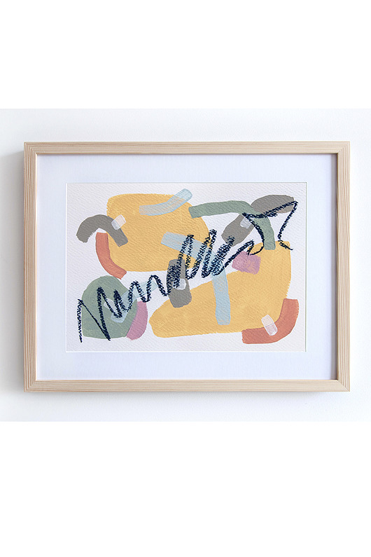 obrazy ORYGINAŁ - SHAPE NO.6 - 15 X 21 CM