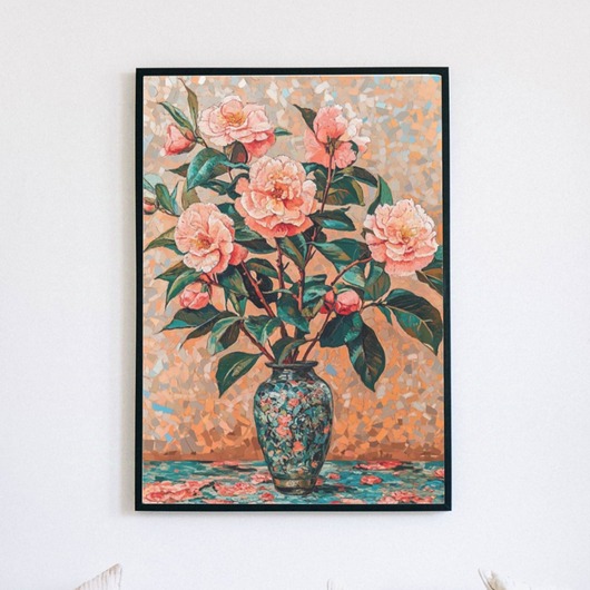 plakaty Plakat - Piękne kamelie