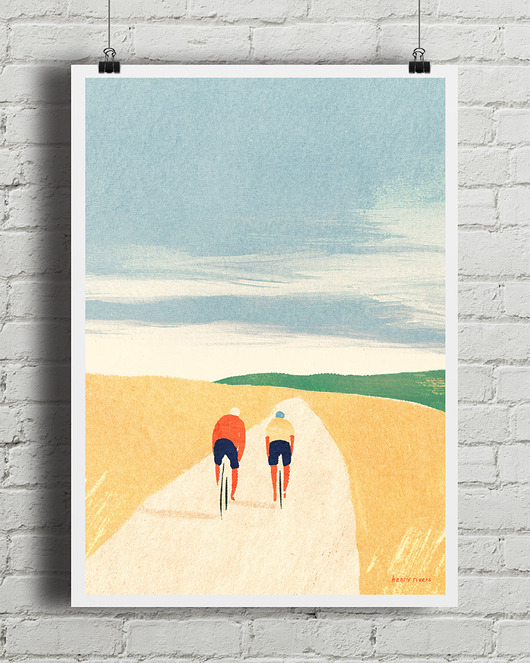 plakaty Rowerowa przyjaźń - plakat rowerowy