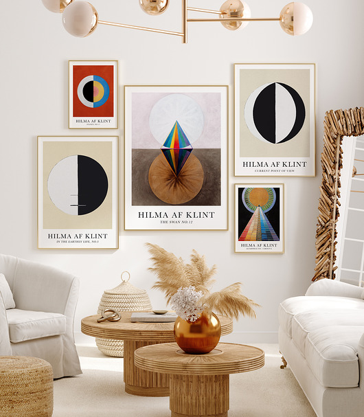 plakaty Zestaw plakatów Hilma af Klint - gotowa ściana