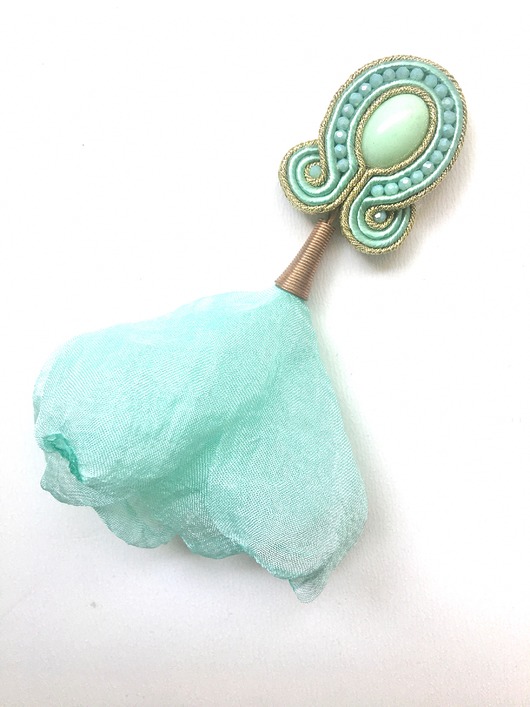 kolczyki soutache Sutaszowe kolczyki HYDRANGEA zam.specj.  2023