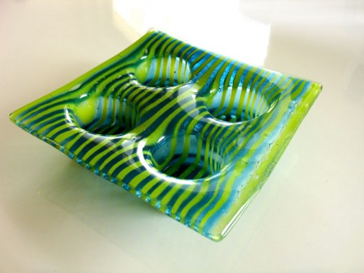Pistacja i turkus Borowska Glass Design