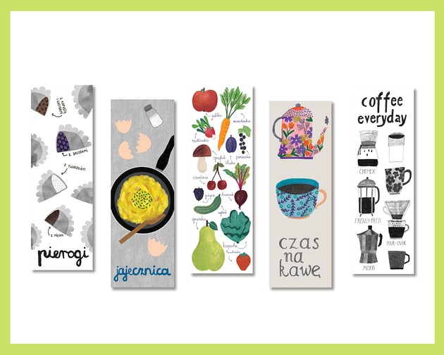 Zestaw zakładek POLISH FOOD LOVE POLAND DESIGN