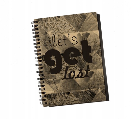 notatniki i albumy Let's get lost, notatnik