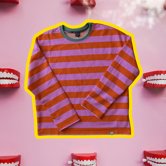 bluzki z długim rękawem damskie Candy Lines Longsleeve