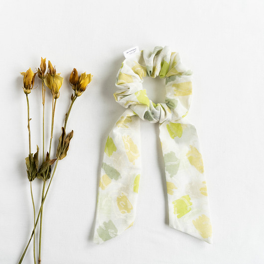 gumki do włosów Scrunchie/frotka bow z ogonkami