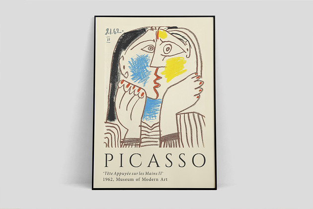 Pablo Picasso  plakat wystawowy Pas De LArt