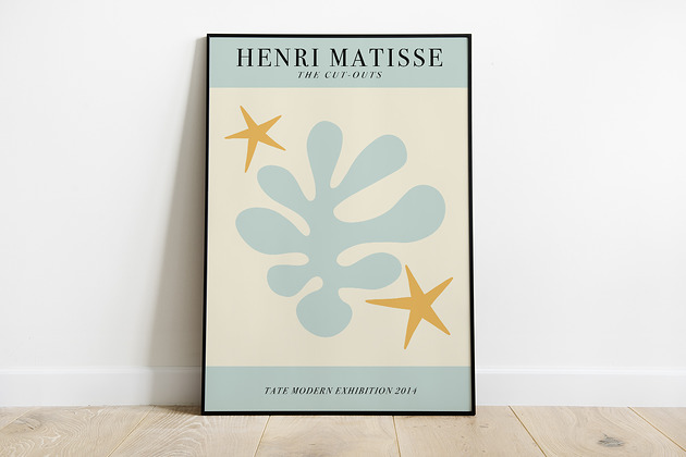 Henri Matisse grafika modern, inspiracja Pas De LArt