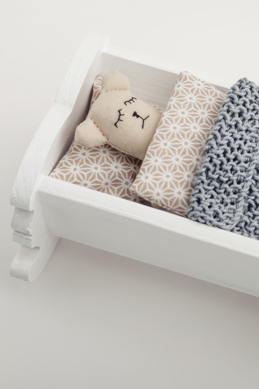 Kolyska dla LALEK mala HANDMADE posciel kocyk tralala studio