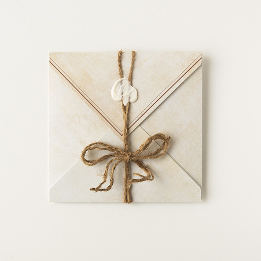 kartki scrapbooking Kartka ślubna kopertówka eko sznurek