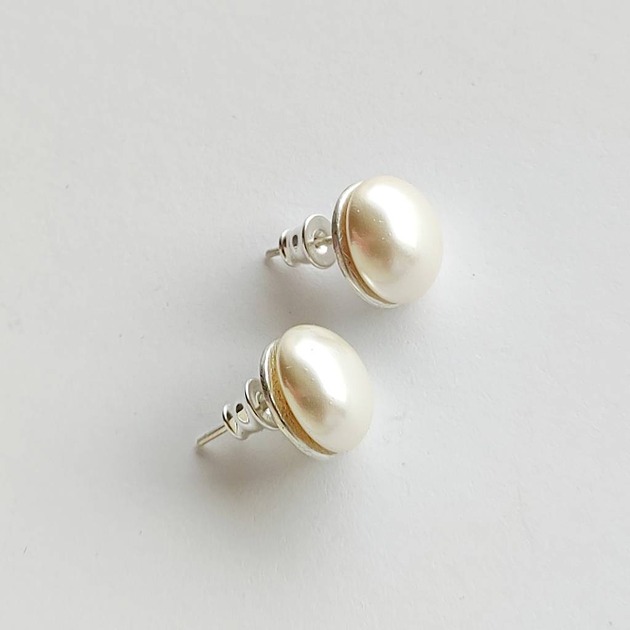 kolczyki z kamieniami Kolczyki OKRĄG