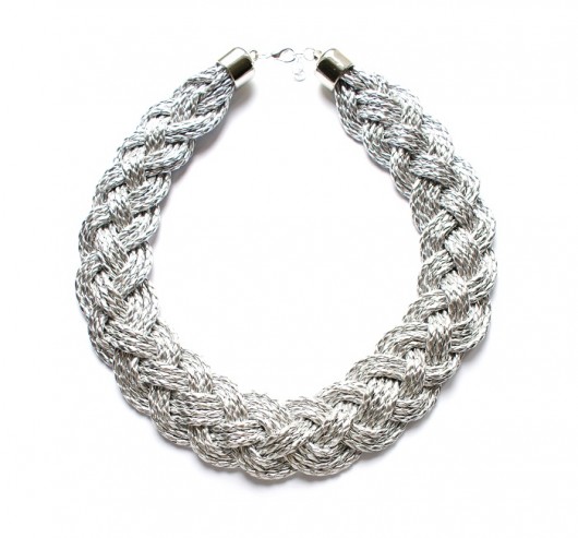 Silver Pigtail Republika jewelry