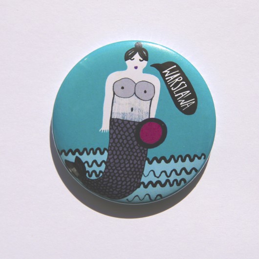 Syrenka TURKUS (magnes) LOVE POLAND DESIGN