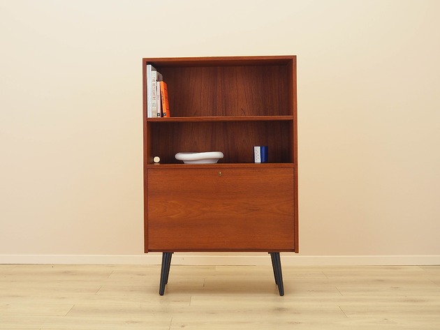 półki Regał tekowy, duński design, lata 70, produkcja: Dania