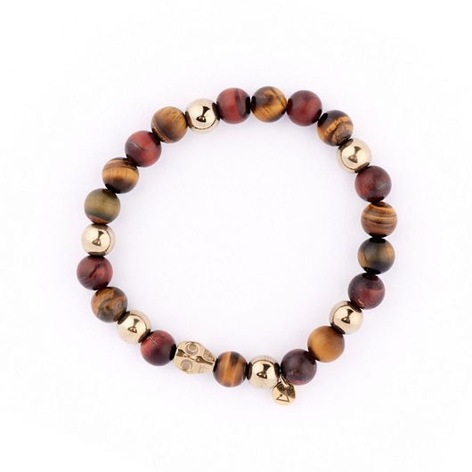 biżuteria męska Męska bransoletka z kamieni odwagi i wojowników