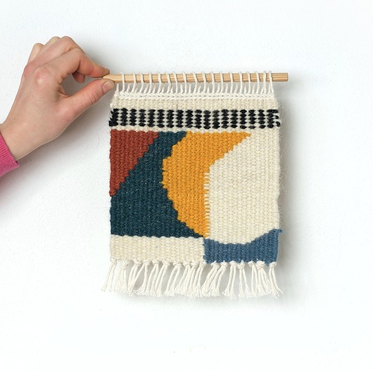 Ozdoby na ścianę Ręcznie tkana makatka ABSTRACT   Kilim geometryczny