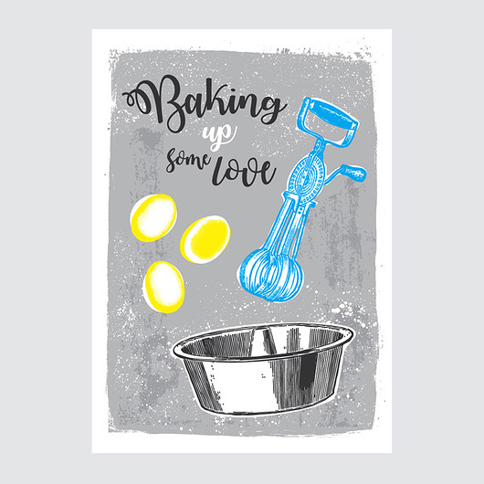 Plakat do kuchni – Baking up some love Poster Gallery Wall