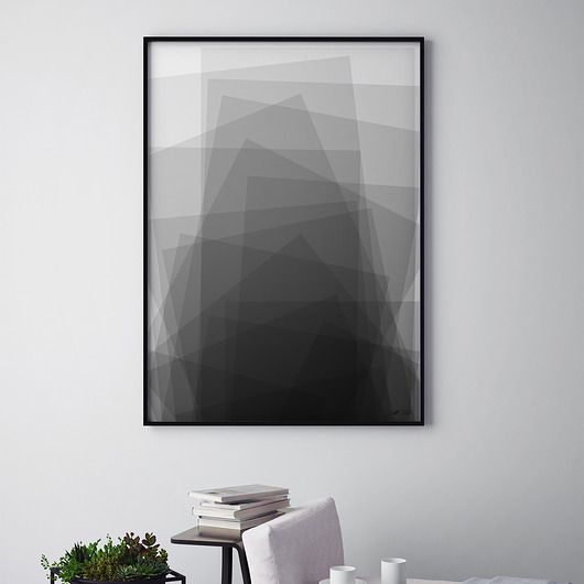 Grafika / Plakat "Szalone prostokąty 2" 60x80cm WzoryKolory
