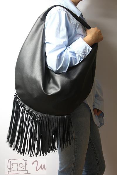 Torba - hobo z frędzlami Zuzia Górska