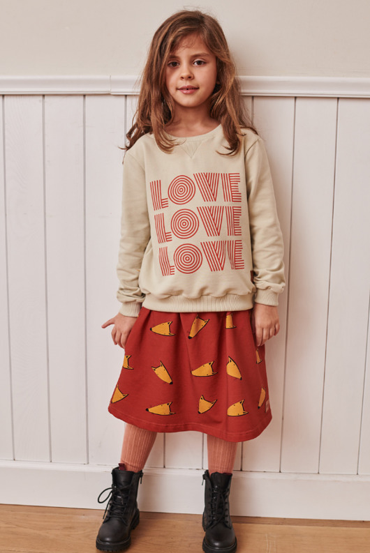 bluzy dla dziewczynki Bluza dziecięca LOVE LOVE LOVE