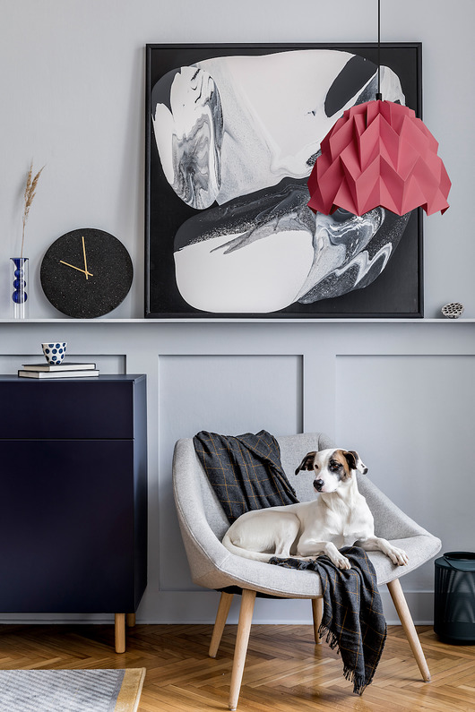 lampy wiszące Lampa wisząca origami ICEBERG S różowa