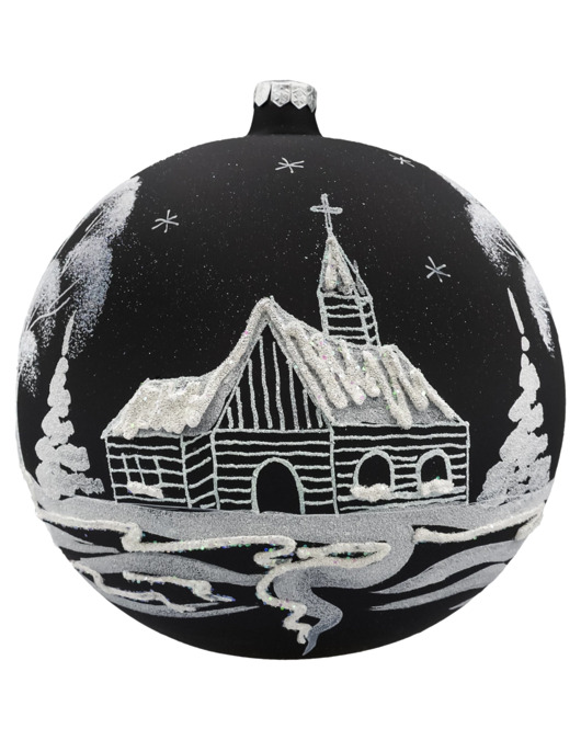 bombki Bombka okrągła duża: Czarna noc